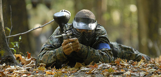 Le paintball, l'art de faire la guerre... de la peinture