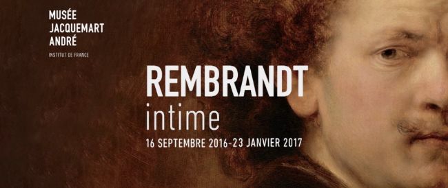 Affiche Exposition Rembrandt Intime Paris 2016
