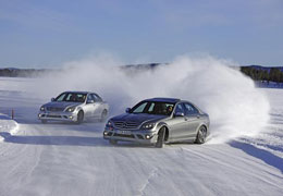 Pilotage sur glace