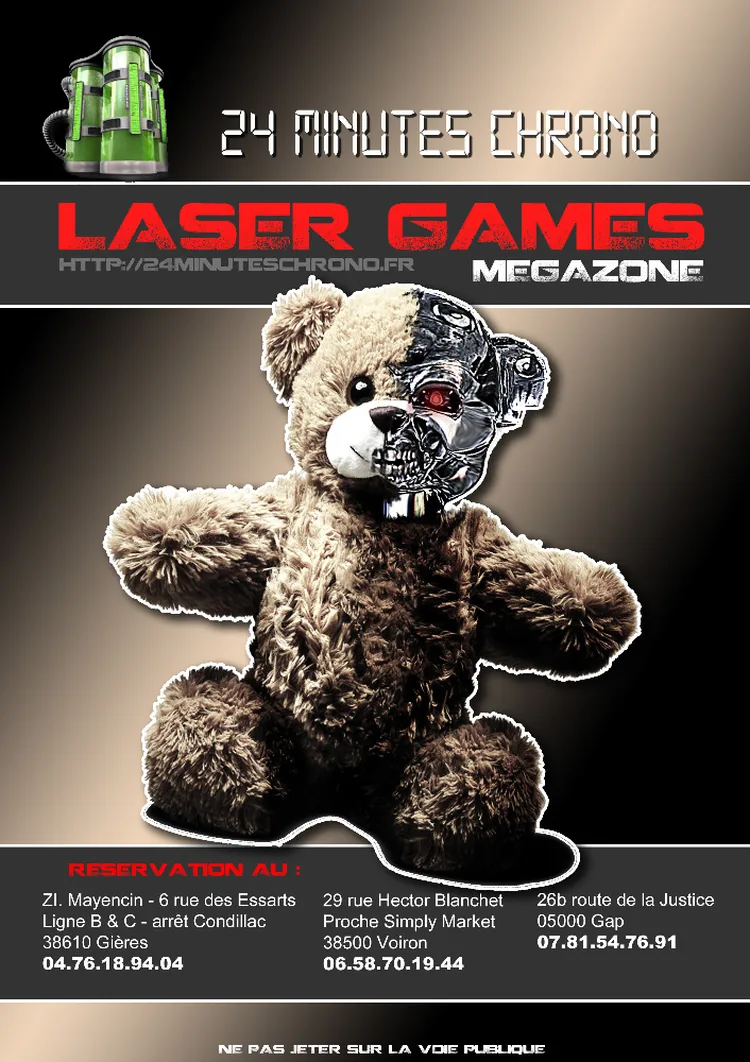 24 Minutes Chrono Lasergames à Gières, Isère (38)
