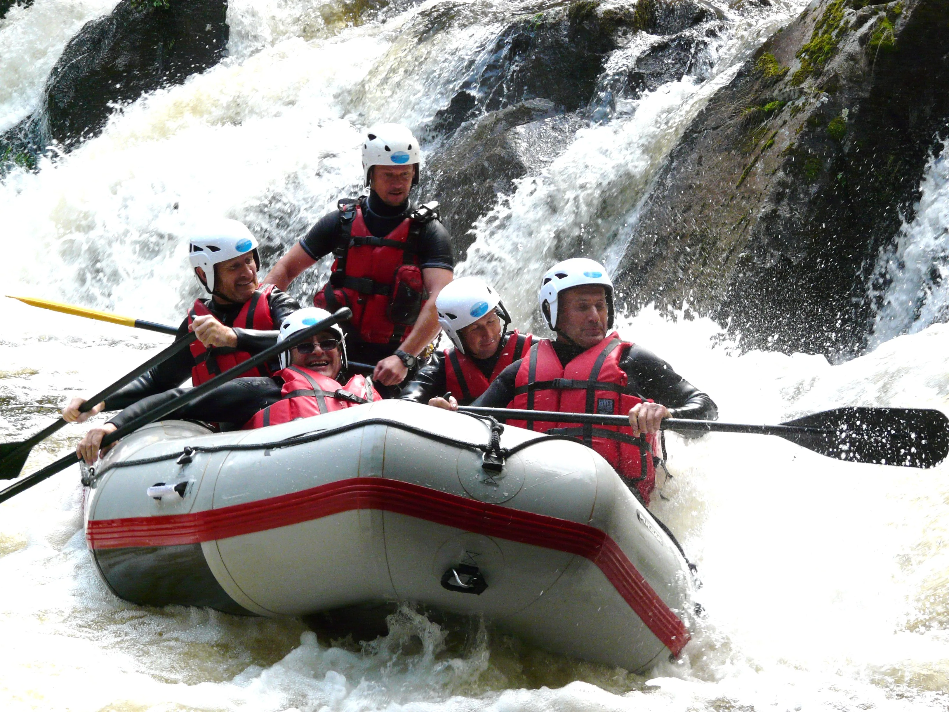 Rafting avec Angie au saut du Gouloux sur la Cure