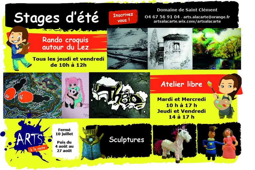 Arts à la Carte à Saint-Clément-de-Rivière, Hérault (34)