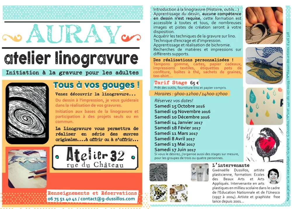 Atelier 32 à Auray, Morbihan (56)