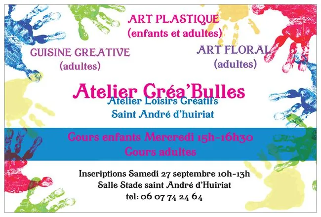 Atelier Créa'Bulles à Saint-André-d'Huiriat, Ain (01)