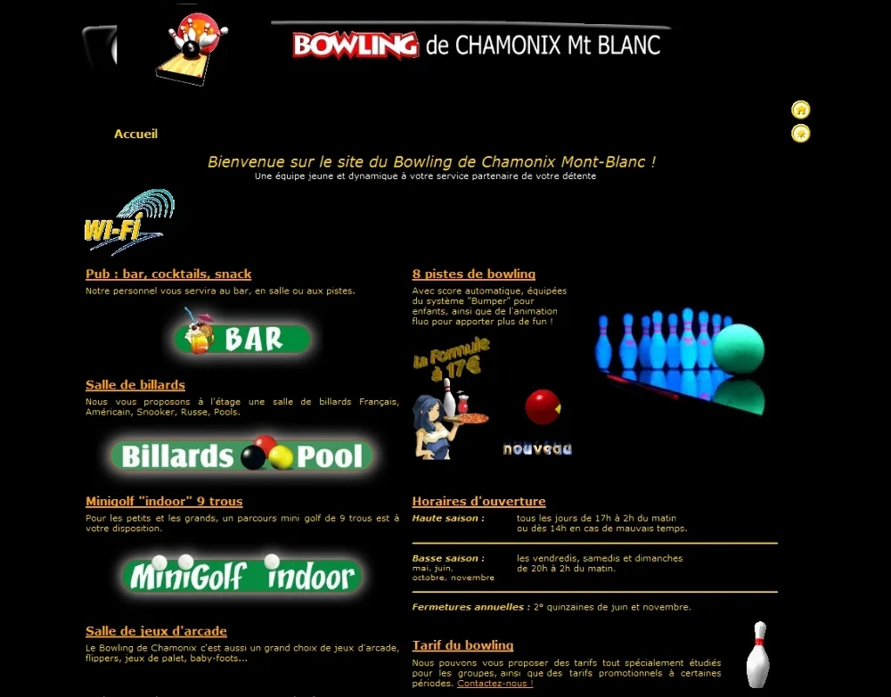 Bowling de Chamonix à Chamonix-Mont-Blanc, Haute-Savoie (74)