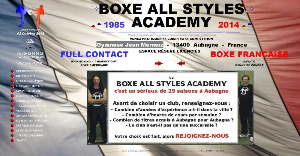 Boxe All Styles Academy à Aubagne, Bouches-du-Rhône (13)