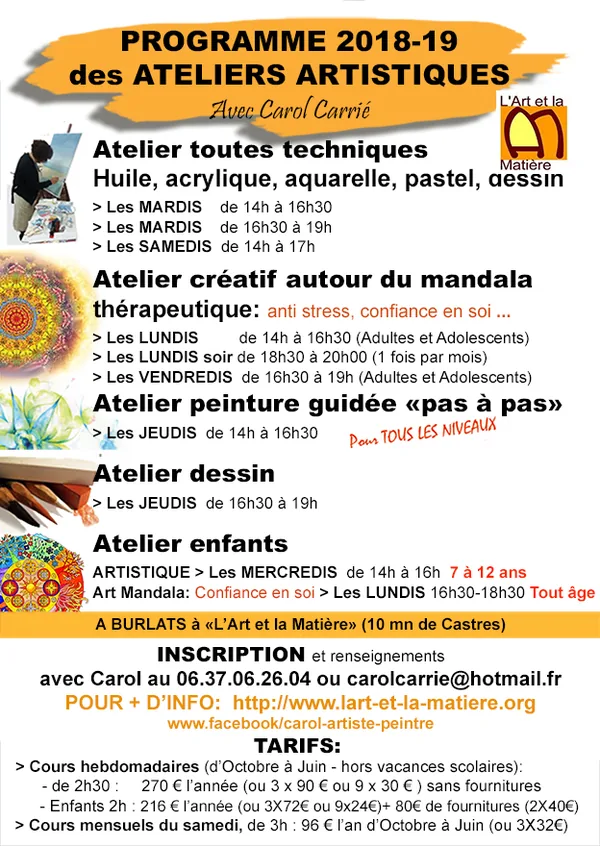 Carol Carrié à Castres, Tarn (81)