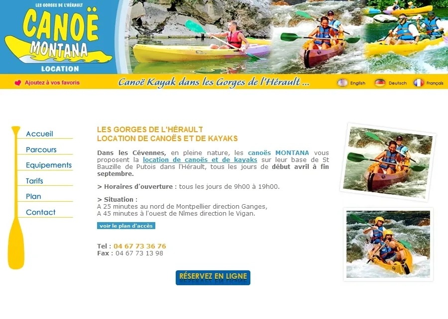 CANÖE MONTANA à Saint-Jean-de-Buèges, Hérault (34)