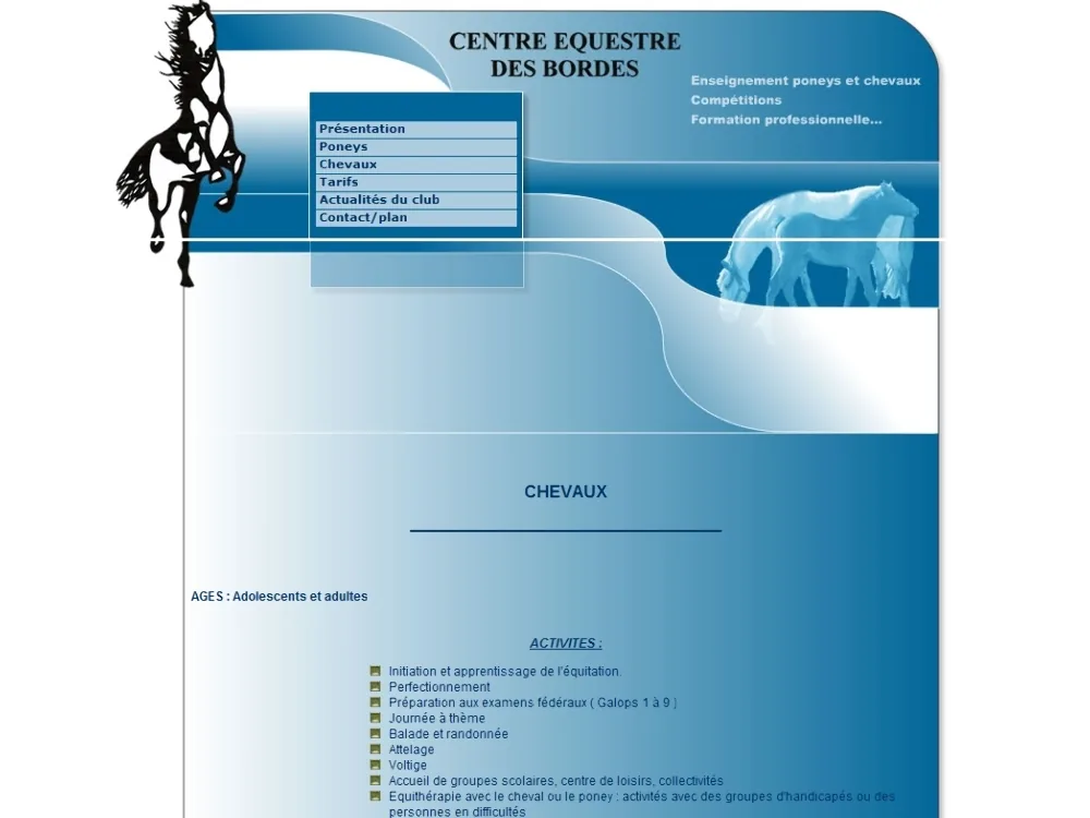 Centre équestre des Bordes à Montbard, Côte-d'Or (21)
