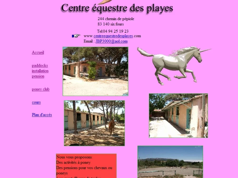 CENTRE EQUESTRE DES PLAYES à Six-Fours-les-Plages, Var (83)