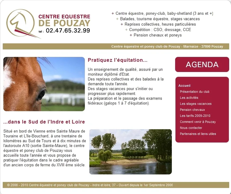 CENTRE EQUESTRE DE POUZAY à Pouzay, Indre-et-Loire (37)