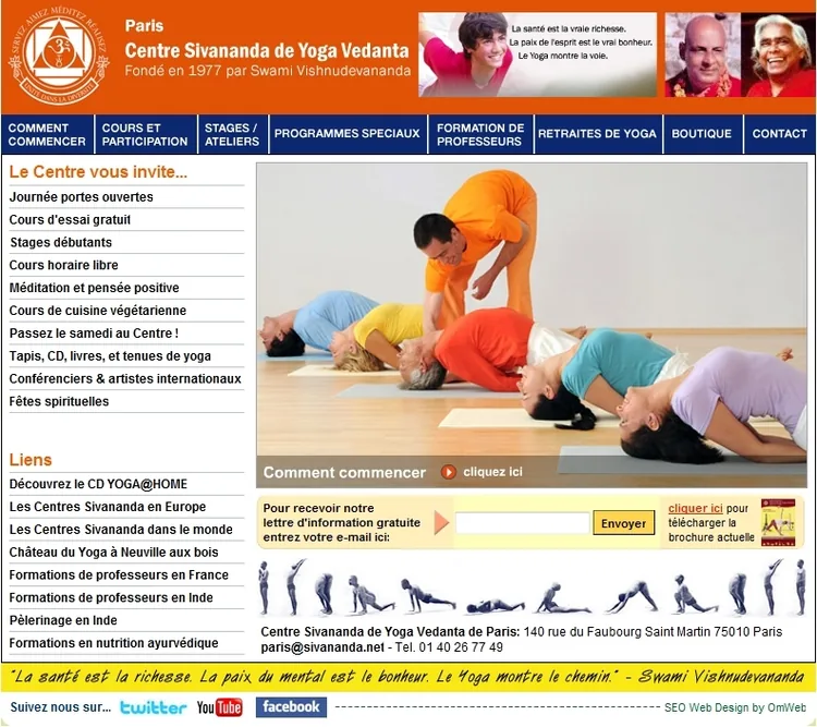 Centre Sivananda de Yoga Vedanta à Paris 10e (75)