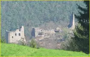 Château du Wasigenstein à Niedersteinbach, Bas-Rhin (67)