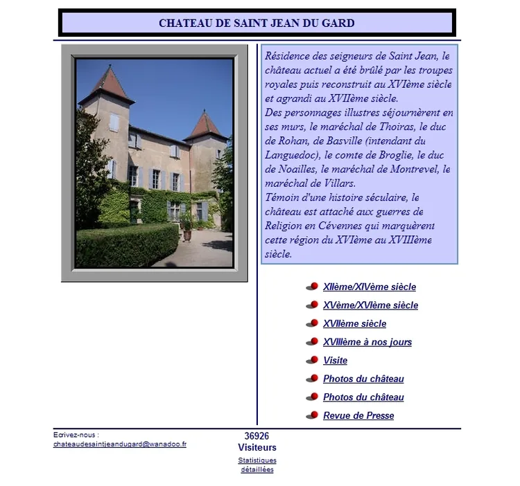 Château de Saint Jean du Gard à Saint-Jean-du-Gard, Gard (30)