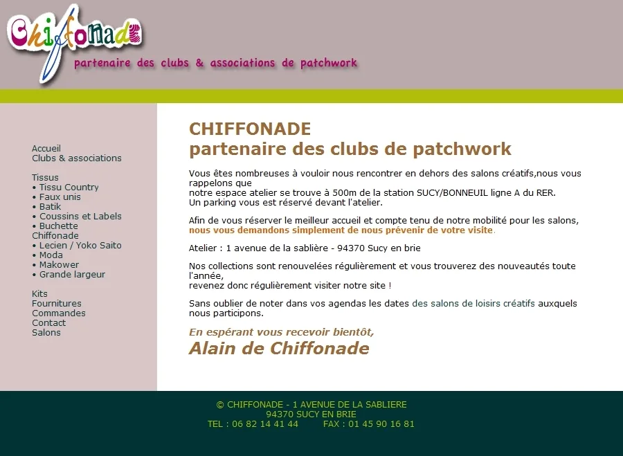 CHIFFONADE à Sucy-en-Brie, Val-de-Marne (94)