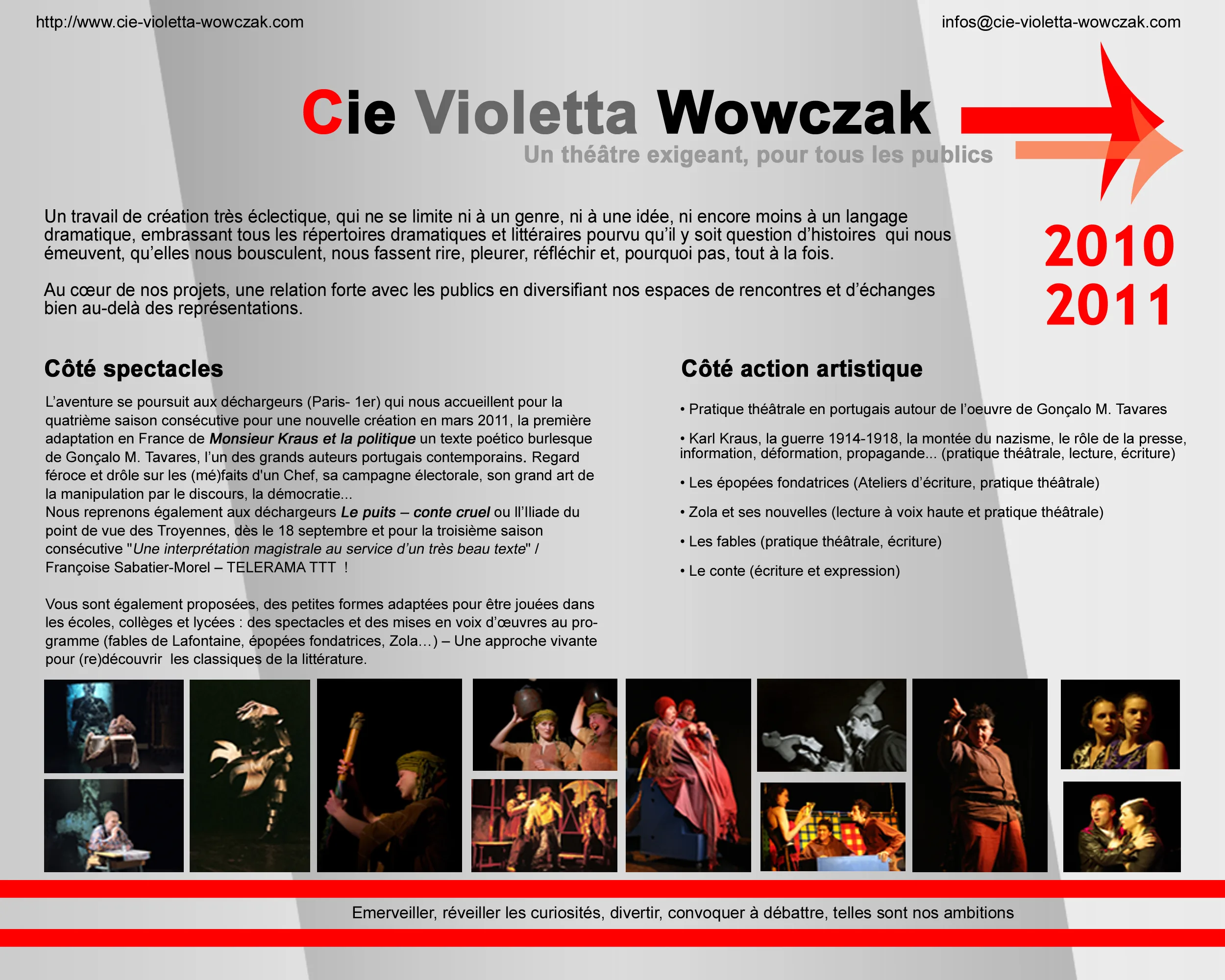 Cie Violetta Wowczak à Paris 9e (75)