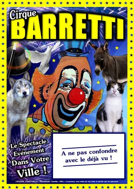 Cirque Barretti à Montreuil-le-Chétif, Sarthe (72)