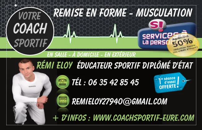 Coach Sportif Eure à Vernon, Eure (27)