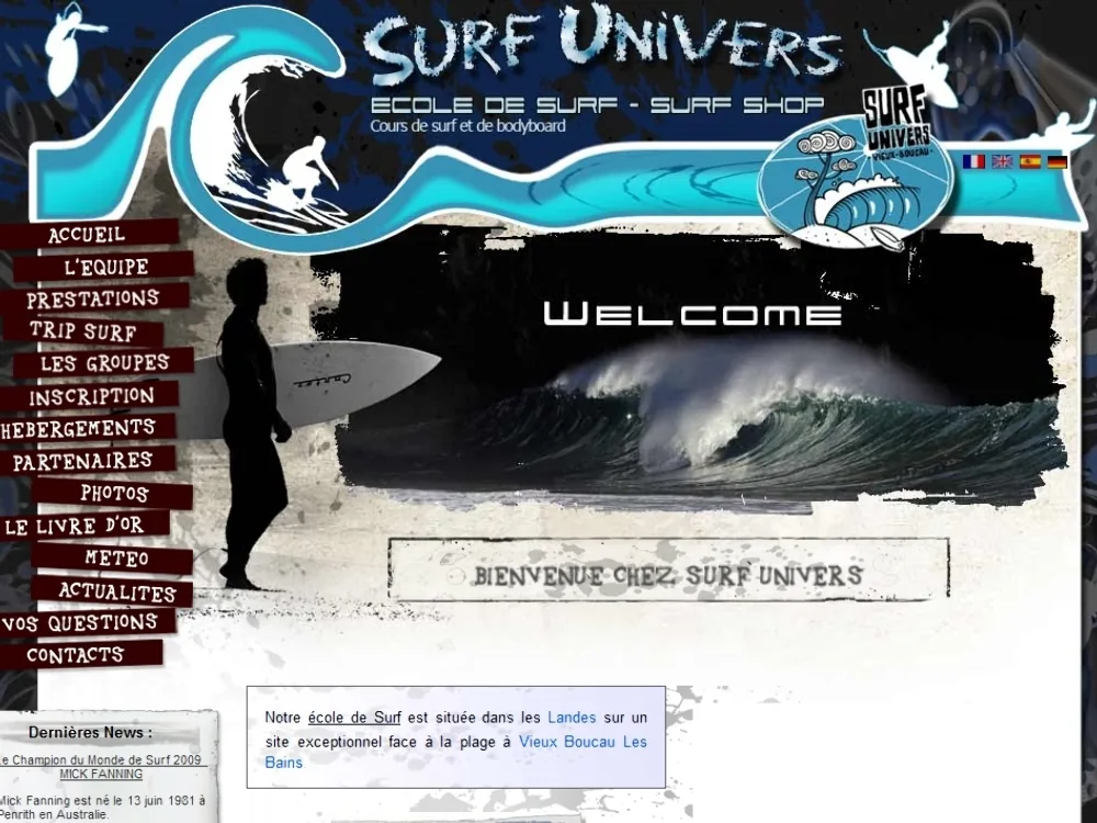 Ecole de Surf et Bodyboard Surf Univers à Vieux-Boucau-les-Bains, Landes (40)