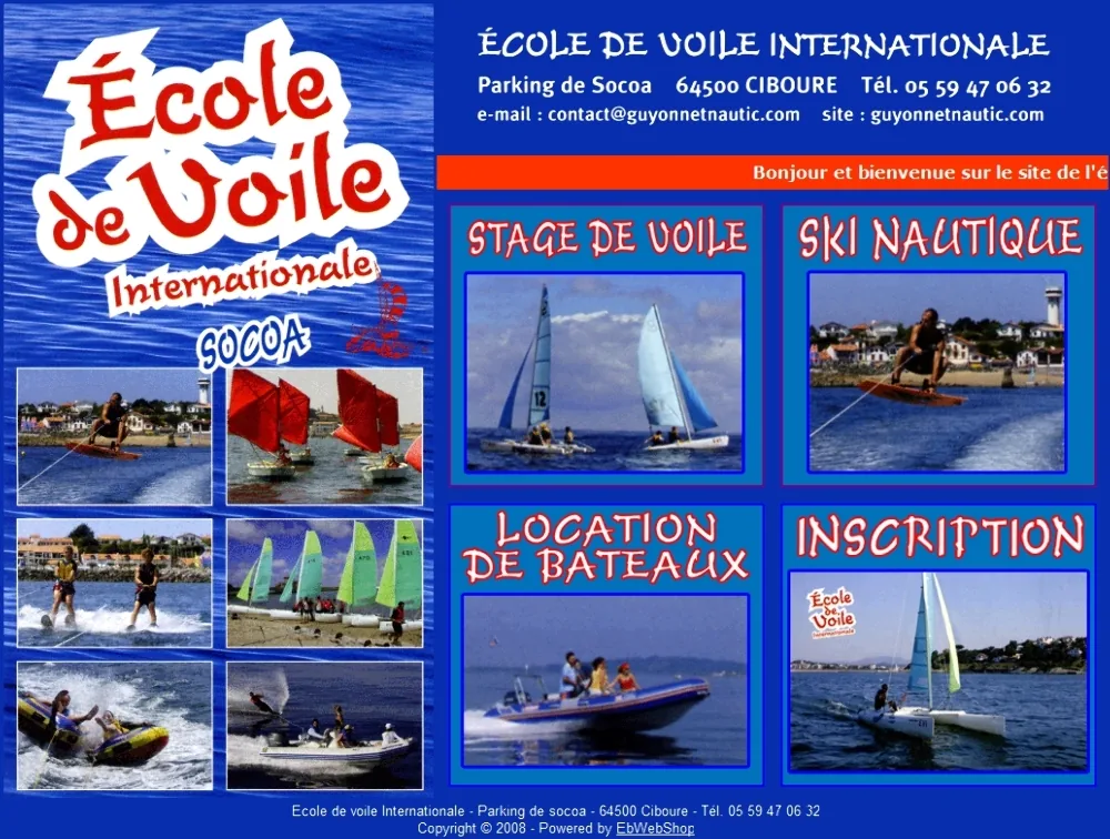 Ecole de Voile Internationale à Ciboure, Pyrénées-Atlantiques (64)