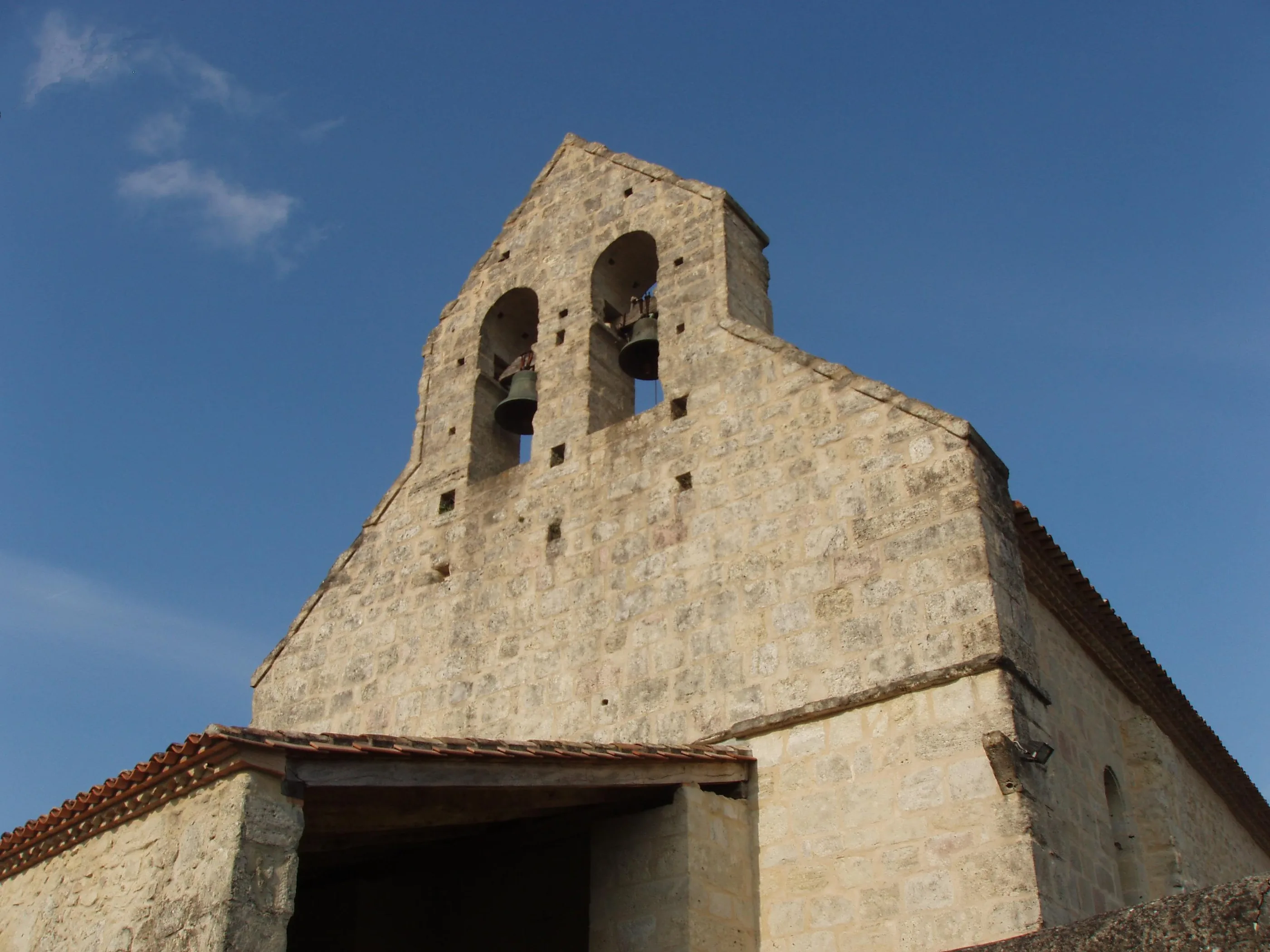 Église Saint-Martin de Cours de Monségur à Cours-de-Monségur, Gironde (33)
