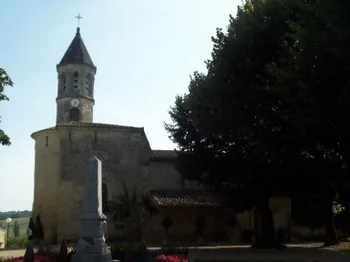 Église Saint-Vivien à Saint-Vivien-de-Monségur, Gironde (33)