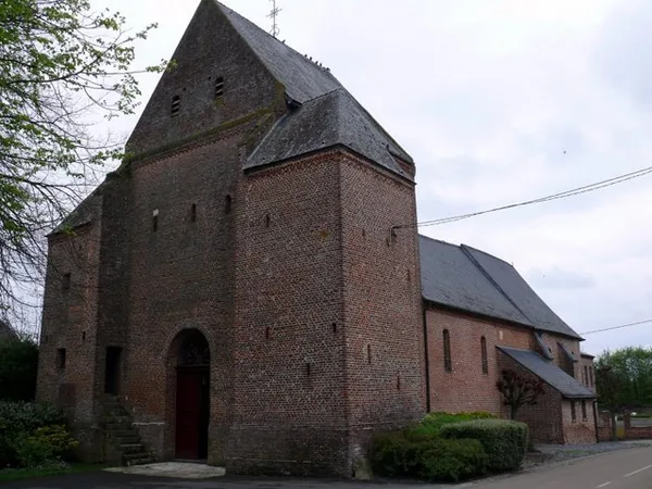 Église Fortifiée de Jeantes à Jeantes, Aisne (02)