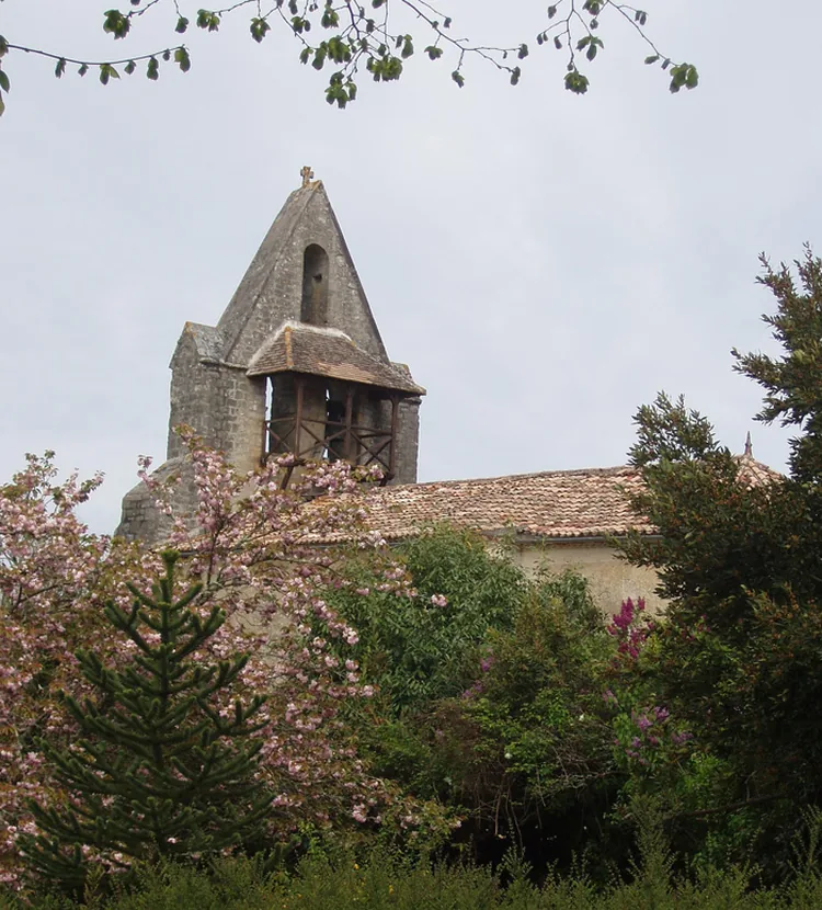 Église Notre-Dame de Landerrouet Sur Ségur à Landerrouet-sur-Ségur, Gironde (33)