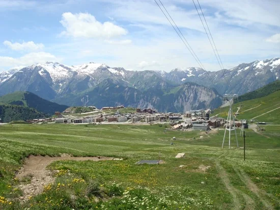 En famille à l'Alpe d'Huez à Huez, Isère (38)