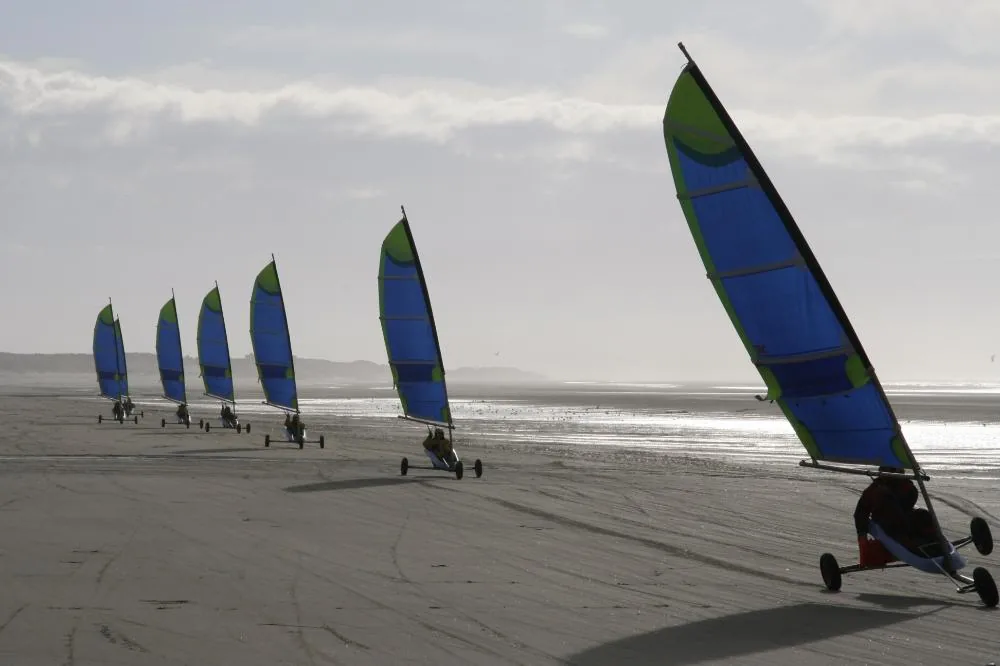 Randonnée en Char à voile en Baie de Somme