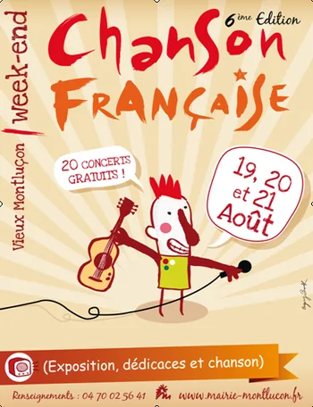 Festival Week-end Chanson Française à Montluçon, Allier (03)