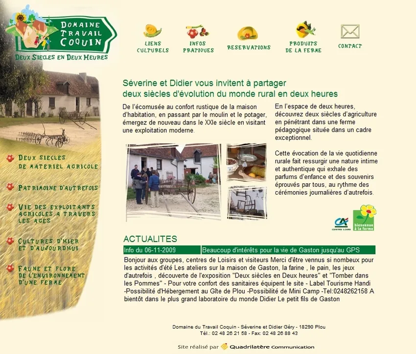 Ferme pédagogique et de découverte à Plou, Cher (18)