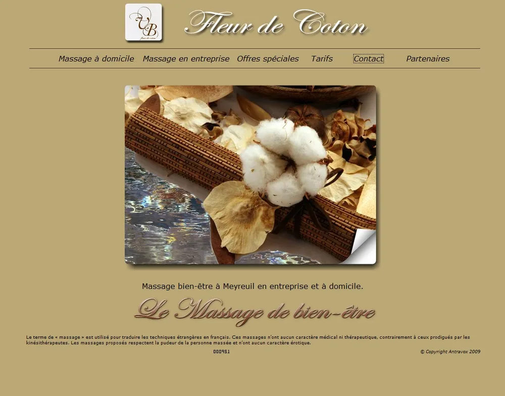 Fleur de Coton à Meyreuil, Bouches-du-Rhône (13)