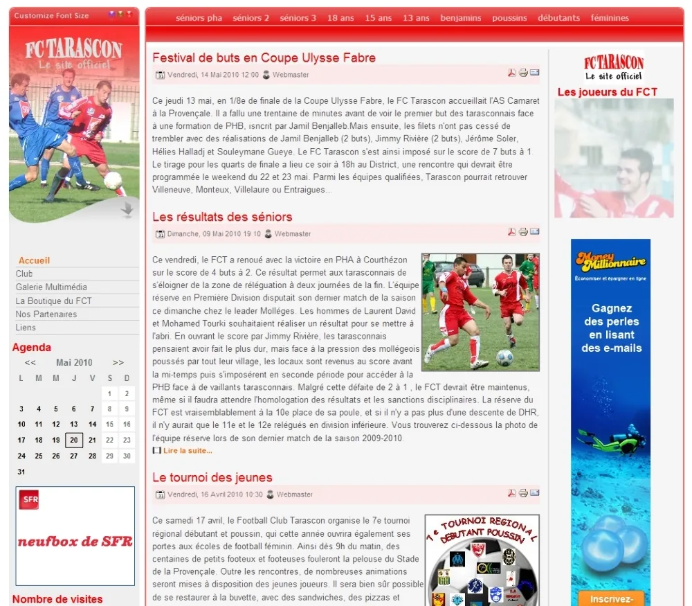 Football Club Tarasconnais à Tarascon, Bouches-du-Rhône (13)