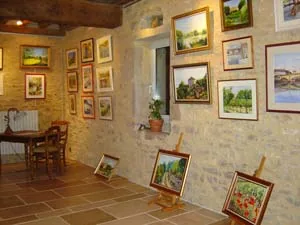 Galerie le Puits Vincent de Ghislaine Giustiniani à Merceuil, Côte-d'Or (21)