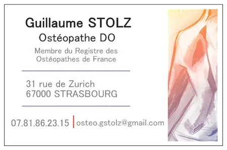 Guillaume Stolz Ostéopathe à Strasbourg, Bas-Rhin (67)