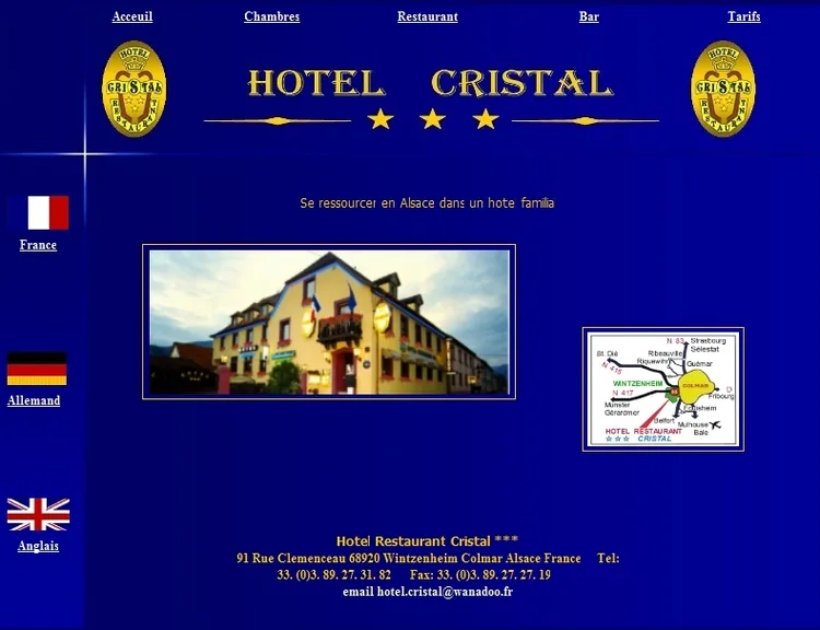 Hôtel Restaurant Cristal à Wintzenheim, Haut-Rhin (68)