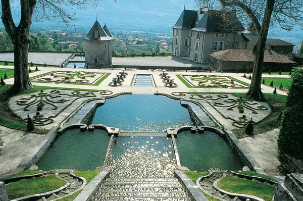 Jardins du Château du Touvet à Le Touvet, Isère (38)