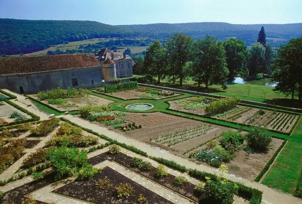Jardins et parc du château de Barbirey à Barbirey-sur-Ouche, Côte-d'Or (21)