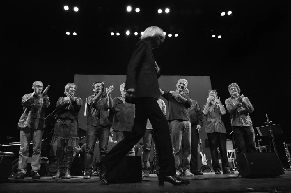 Avec Carla Bley (photo Bruce Milpied)
