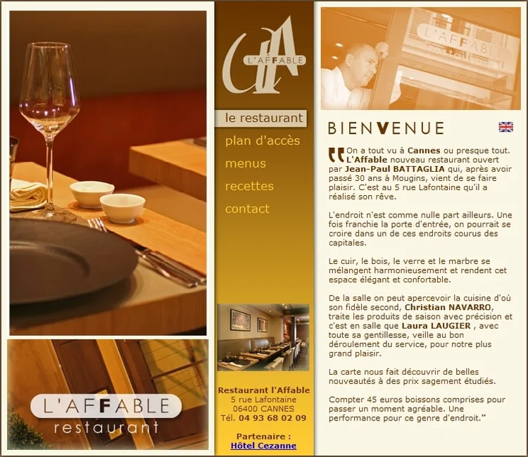 L'AFFABLE à Cannes, Alpes-Maritimes (06)