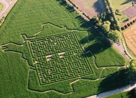 Labyrinthe des Volcans à Lempdes, Puy-de-Dôme (63)