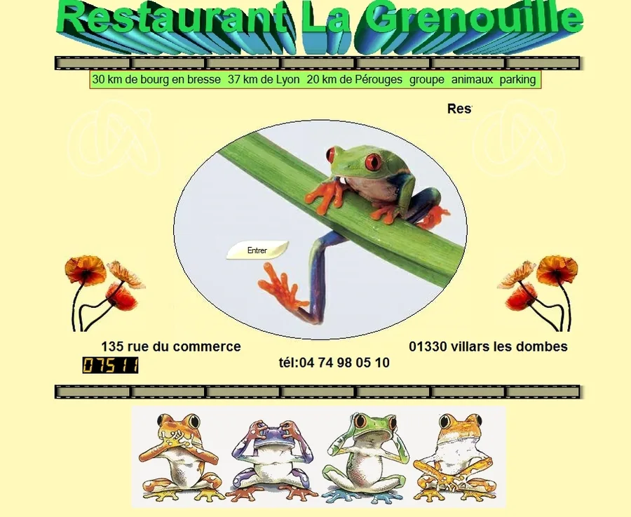 La Grenouille à Villars-les-Dombes, Ain (01)