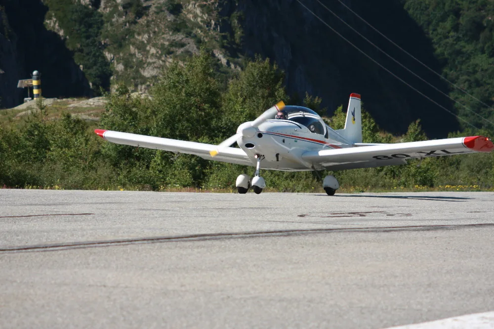 atterissage altiport Alpe d'Huez