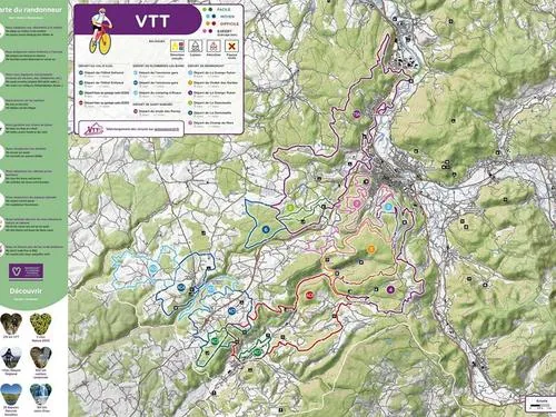 Le Vtt à Remiremont / Plombières / le Val-d'Ajol à Remiremont, Vosges (88)