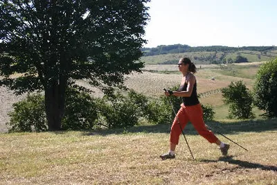 Marche nordique aux sources de la Loire à Sainte-Eulalie, Ardèche (07)