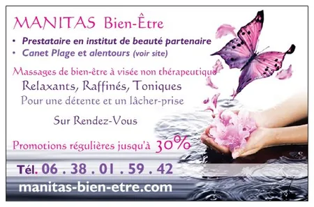 Manitas Bien-être à Canet-en-Roussillon, Pyrénées-Orientales (66)