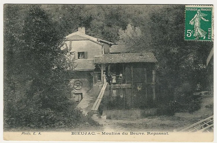 Moulin de Repassat à Bieujac, Gironde (33)
