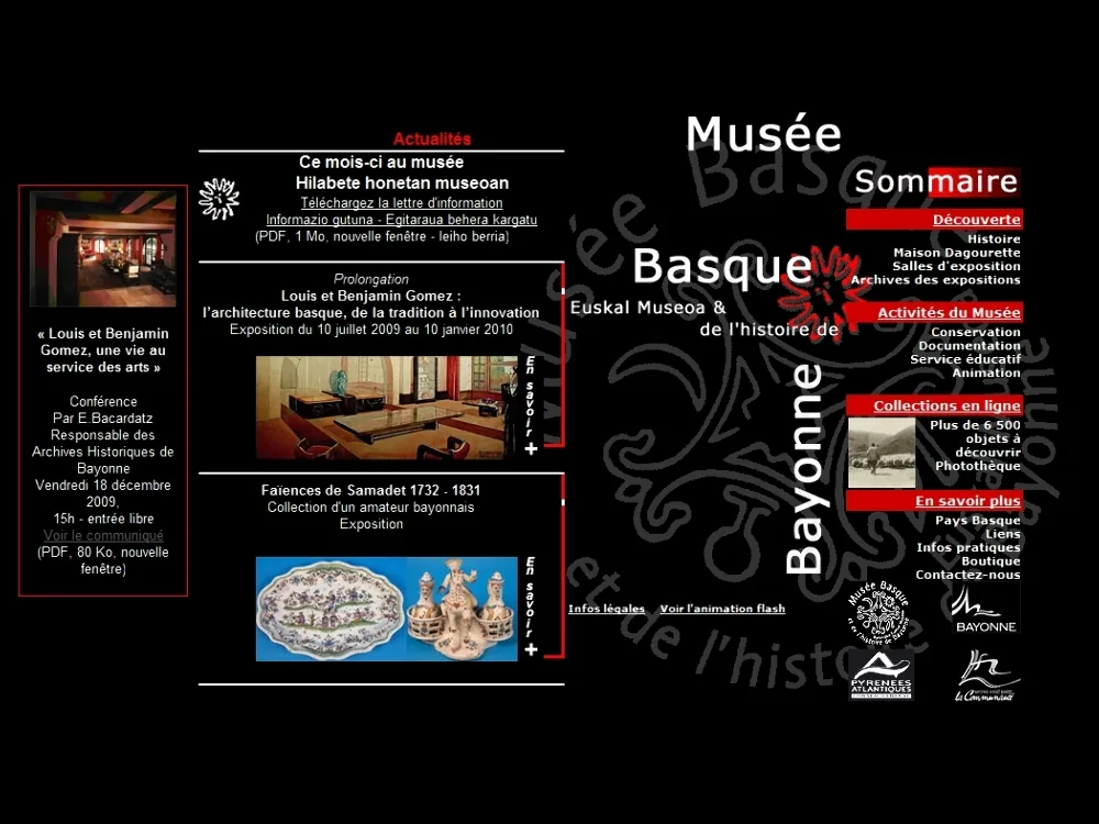 Musée Basque et de l'Histoire de Bayonne à Bayonne, Pyrénées-Atlantiques (64)