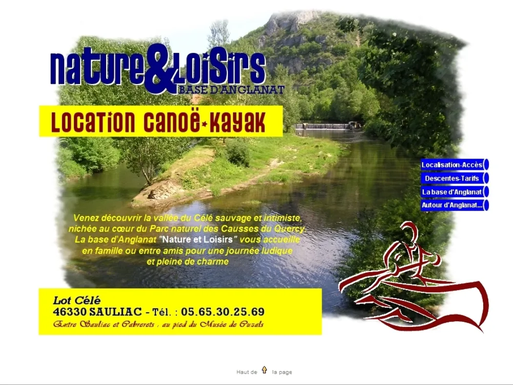 Nature et Loisirs à Sauliac-sur-Célé, Lot (46)